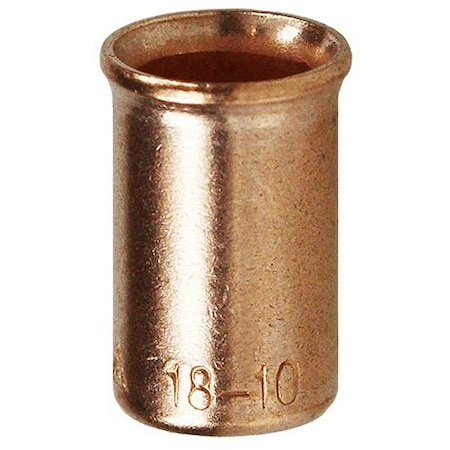 Dottie L.H. Dottie 18-10 AWG Copper Crimp Sleeve, 100PK CS410